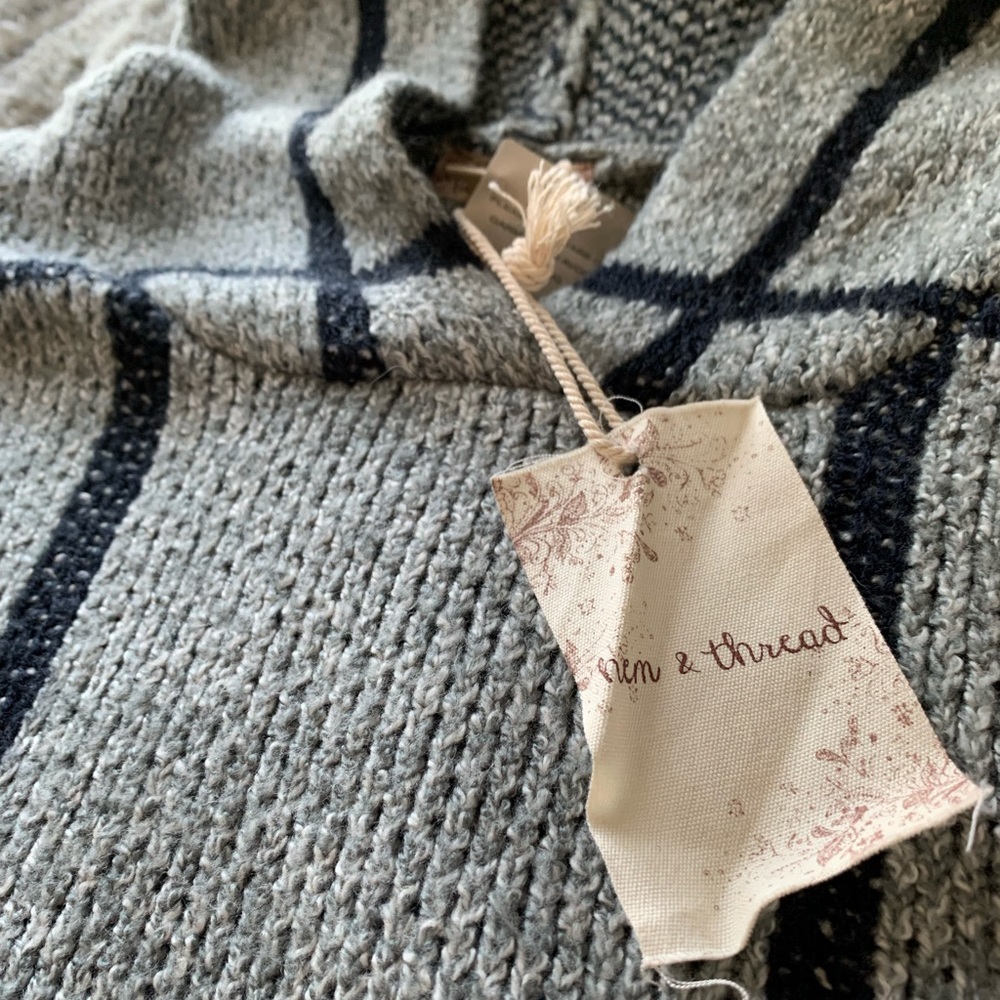 Cozy grey sweater